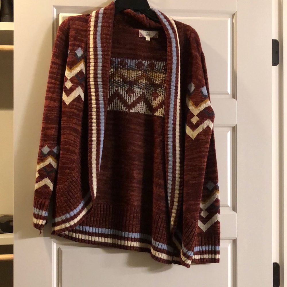Aztec Print Cardigan